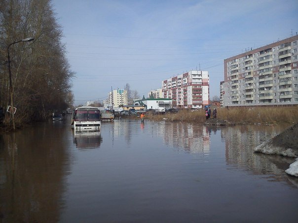 Новосибирск начало топить (ФОТО)